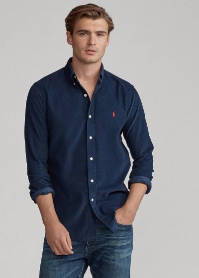 Men's Polo Ralph Lauren Corduroy Shirts | 472381NVW